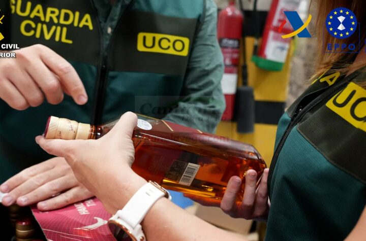Desarticulada una organización criminal responsable del fraude de cerca de 69 millones en bebidas alcohólicas entre los años 2018 y 2024