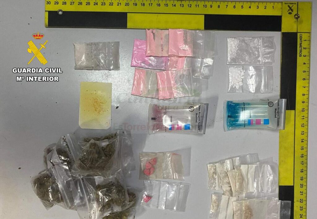 Detenido por tráfico de drogas y un delito contra la seguridad vial